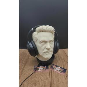 Comic Hero Headphone Stand - Robert Downy Jr Headset Holder - Gift for Gamer
